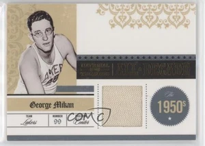 2009-10 Playoff National Treasures todos los materiales de la década/99 George Mikan #1 Salón de la fama - Imagen 1 de 3