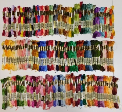 155 Brand New DMC Floss (1 of Each Color - no duplicates) (CAH3105-7) - Image 1 of 2