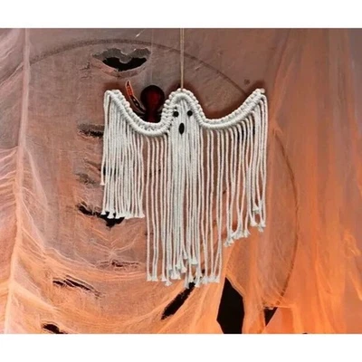 Cuerda fantasma blanca colgante de Halloween cuerda decoración de pared otoño decoración espeluznante... Foto 1 de 3