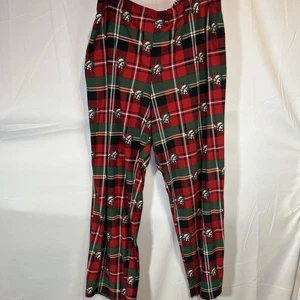 Pantalones de pijama de franela a cuadros Bucees Santa XL ropa de salón de vacaciones Navidad XLarge - Imagen 1 de 7
