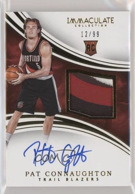 2015-16 Panini Immaculate 12/99 Pat Connaughton #144 RPA Rookie Patch Auto RC - Image 1 of 3