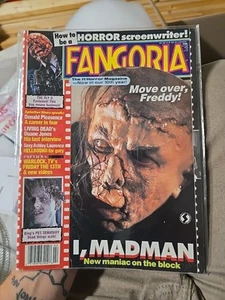 Fangoria Horror Magazine #80 1989 I Madman The Fly II Pet Sematary Warlock - Imagen 1 de 2