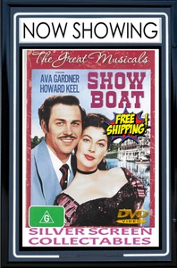 Show Boat 1951 Musical Ava Gardner Howard Keel R:4 DVD publicación gratuita - Imagen 1 de 5