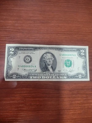 1976 Two $2 Dollar Bill - G48066824A - Image 1 of 4