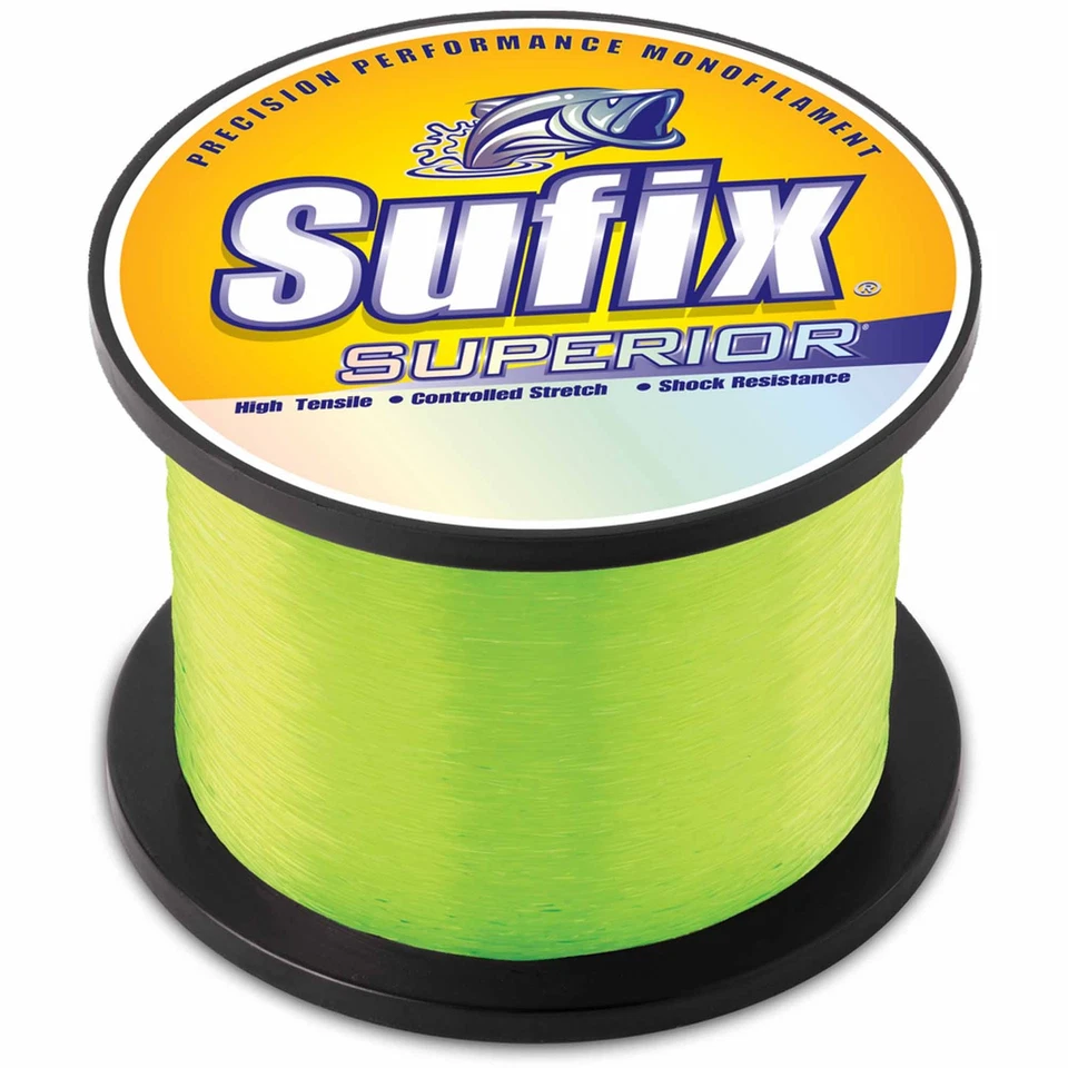 Sufix Superior Monofilament Fishing Line, 1/4 lb Spool, Pick Color & Line Class - Image 1 of 1