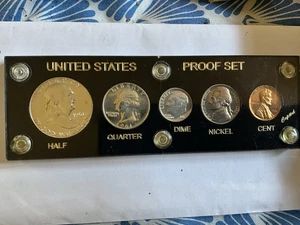 1961 U.S. Silver Proof Set Complete 5-Coin in Capitol holder - Picture 1 of 5