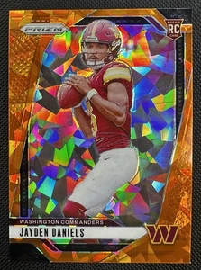 2024 Panini Prizm - Rookies Jayden Daniels #347 Orange Ice Prizm (RC) Commanders - Picture 1 of 2