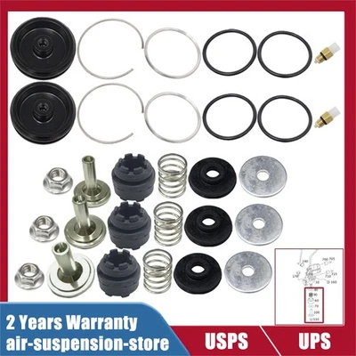 30x Kits de suspensión neumática delantera + soportes de compresor para Mercedes W164 GL450 ML500 Foto 1 de 4