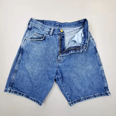 Pantalones Cortos Vaqueros Wrangler Lavado Medio Vintage Años 80 90 Talla 25/26 Foto 1 de 4