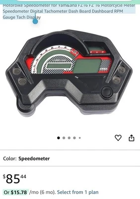 Motorbike Speedometer for Yam&aha FZ16 FZ 16 Motorcycle Meter Speedometer - Image 1 of 4