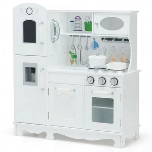 Set Pentole Cucina Finto Gioco Giocattoli per Bambini con Dispenser Acqua - Colore: Wh - Foto 1 di 5