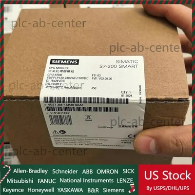 New Siemens SIMATIC S7-200 SMART CPU SR30 6ES7288-1SR30-0AA1 6ES7 288-1SR30-0AA1 - Image 1 of 4