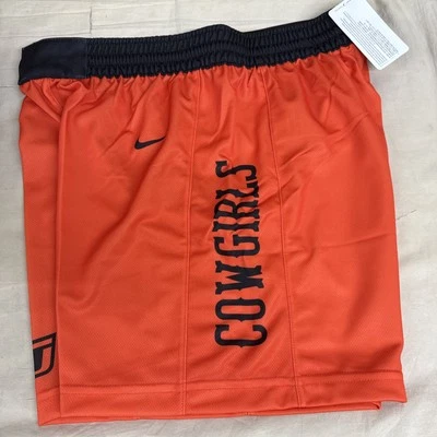 Nike OSU Oklahoma State Cowboys Mixtape Basketball Short Women's M Orange DX9069 - Image 1 of 4
