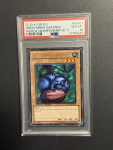 PSA 10 GEMAS COMO NUEVAS Obeso Marmot of Nefariousness - WCPP-EN003 Raro Yugioh - Imagen 1 de 2