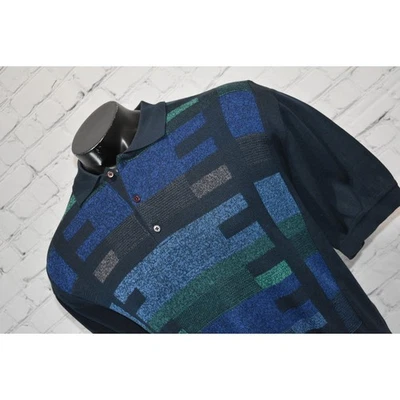 Vintage St. Croix Norm Thompson Polo Style Sweater Mens Size Large Made USA Blue - Image 1 of 4