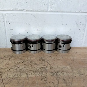 AUSTIN A50 A55 METROPOLITAN MG MAGNETTE WOLSELEY SET NUOVI PISTONI HEPOLITE - Foto 1 di 4