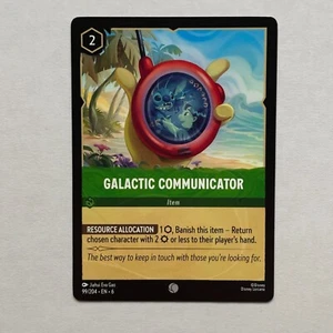 Galactic Communicator 99/204 Disney Lorcana Azurite Sea Regular Common Card NM - Picture 1 of 2