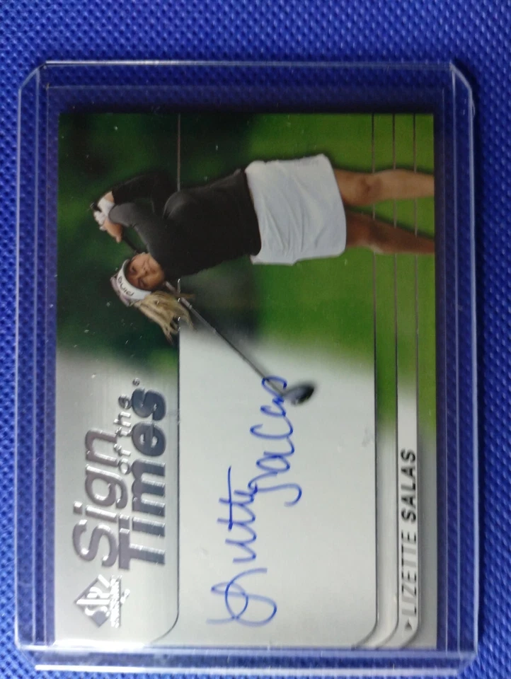 2021 SP Authentic Golf Sign of the Times Lizette Salas Auto *NorthernRoute* - Image 1 of 1
