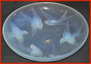 Sabino Opalescent Glass Coupe Model Hirondelles 9048 - Bild 1 von 7