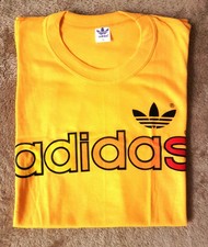 adidas vintage Yellow Pride Pack rainbow Logo- original t-shirt from the 70's