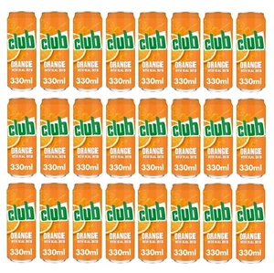 24 x Club Orange Cans - 330Ml - Picture 1 of 2