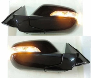 for HONDA ACCORD 2008 2009 2010 -2012 8th Gen Auto Power Folding Mirrors - Black - Bild 1 von 7