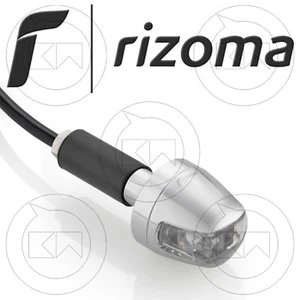 RIZOMA FR060CH BLINKER LED BLICK ALUMINIUM VERCHROMT ZUGELASSEN - Bild 1 von 4