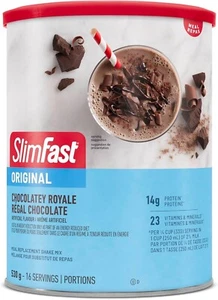 SlimFast – Original Meal Replacement & Weight Loss Shake Mix Powder - Chocolate - Picture 1 of 6
