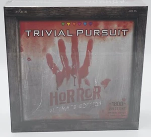 Trivial Pursuit Horror Ultimate Edition Trivia Game 1800 Questions Ages 17+ - Picture 1 of 3