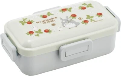 Skater Bento Box My Neighbor Totoro Studio Ghibli Strawberry 530ml Antibact - Image 1 of 4