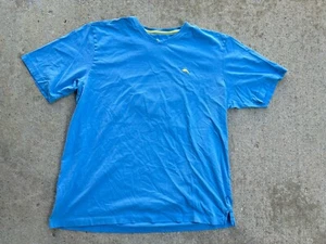 Tommy Bahama Relaxed Fit V-Neck Blue T-shirt Size Men's Large - Picture 1 of 7