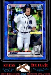 1-2020 Bowman Draft Sapphire Edition Dillon Dingler Detroit Tigers #BD-144 ! - Picture 1 of 2