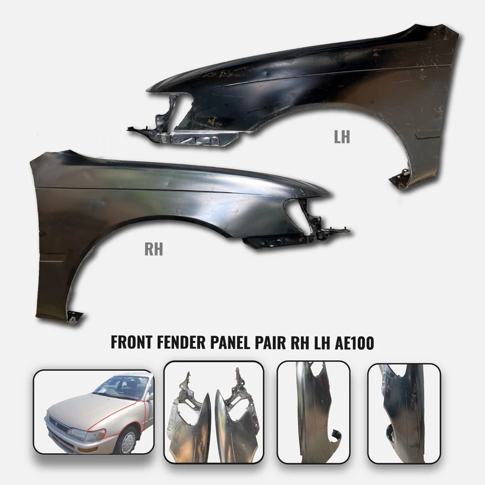Front Fender Panel Pair RH LH For Toyota Corolla AE100 - Image 1 of 4