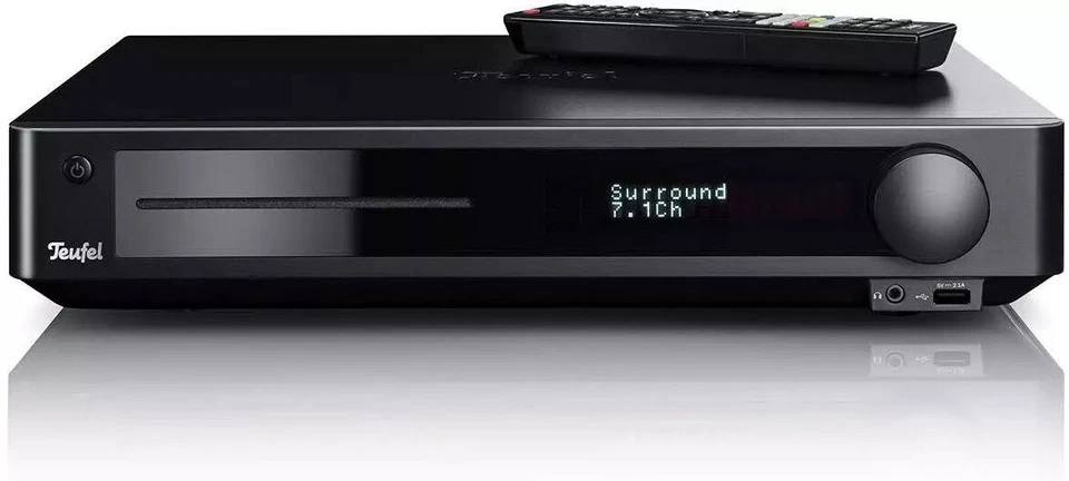 Teufel Impaq 8000 7.1 3D Blu-ray AV-Receiver (4K, Bluetooth, NFC) - Schwarz - Bild 1 von 2
