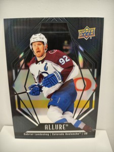 2022-23 Upper Deck Allure Hockey Gabriel Landeskog Black Rainbow #27 Avalanche 