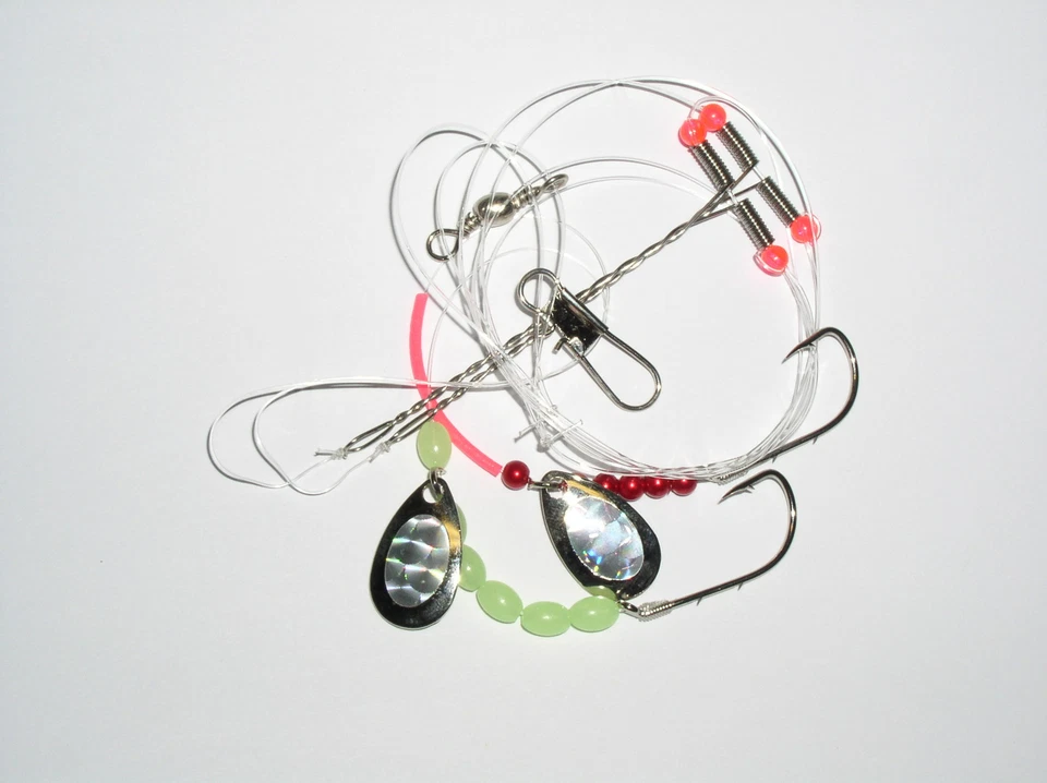 Buttvorfach - tolles Naturködervorfach mit Lockperlen und Reflexlöffeln, Scholle - Bild 1 von 1