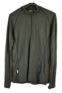 ICEBREAKER Pure Merino High Neck Pullover Gr. M Herren Bodyfit 200 1/4 Zip Pulli - Bild 1 von 8