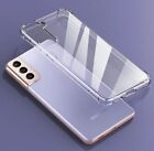 Clear Case Samsung S21/22 S23 Ultra A51 A71 A54 Glass Screen Protector Cover