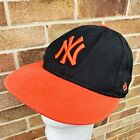 NEW ERA 59FIFTY Black&Orange New York Yankees Baseball Cap / Hat - 7 1/2 59.6cm