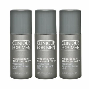 3 PIEZAS Clinique Suministros para la Piel Hombre Antitranspirante-Desodorante Roll-On 75 ml - Imagen 1 de 3