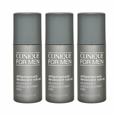 3 PCS Clinique Skin Supplies Men Antiperspirant-Deodorant Roll-On 75ml - Image 1 of 3