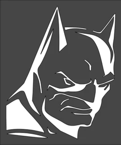 1- 7x9 inch Stencil, (PI-33) Batman (6mil)***** - Picture 1 of 2