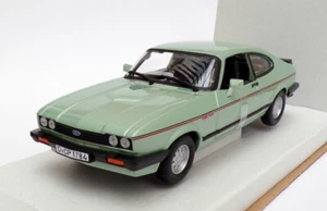 Burago 1/24 Scale Model Car 18-21093 - 1982 Ford Capri 2.8 Injection - Lt. Green - Picture 1 of 4