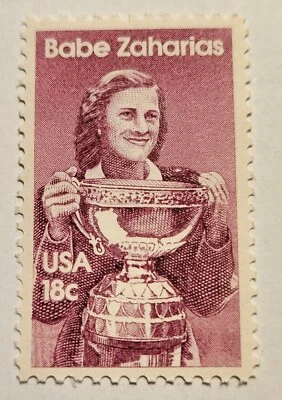 USA 1981 BABE ZAHARIAS, Scott #1932, 18-Cent MINT Single Stamp, MNH, FAST SHIP! - Image 1 of 2