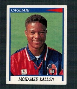 PANINI FIGURE ALBUM FOOTBALLERS 1998/99 - MOHAMED KALLON CAGLIARI
