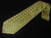 New Jos A Bank Tie Executive Yellow Blue Plaids Check Luxury Woven Jacquard Silk