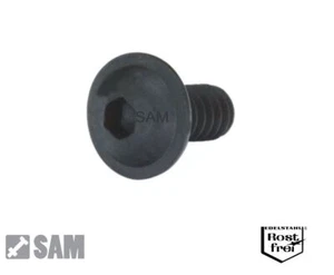 25 Stück M3X6 Innensechskant ISO7380 mit Flansch Edelstahl A2 SCHWARZ - Bild 1 von 1