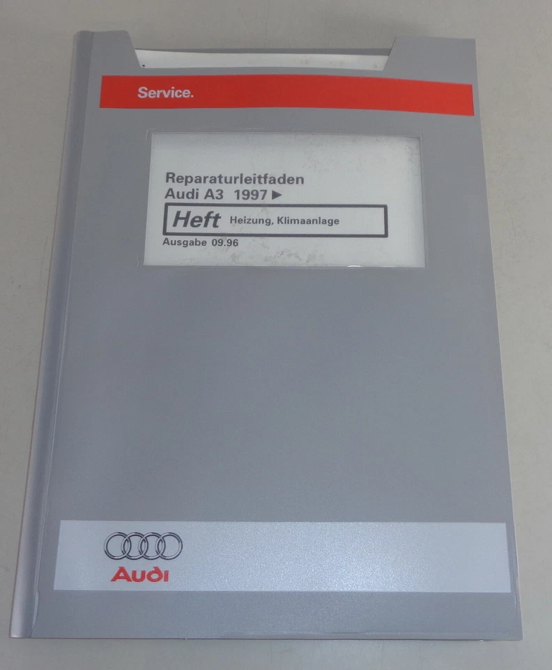 Manual de Taller / Guía de Reparación Audi A3 Desde 1997 Calefacción Clima 1996 - Imagen 1 de 1