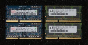 6GB DDR3 PC3-8500 1066MHz Laptop Memory (SODIMM) 2 x 1GB + 2 x 2GB FREE Shipping - Picture 1 of 1