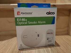AICO Ei146e Optical Smoke Alarm + 9V Battery Back-up DATED: VARIOUS 2034